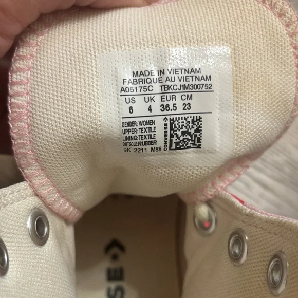 Converse Pink Swirl High-Tops - Picture 4 of 4